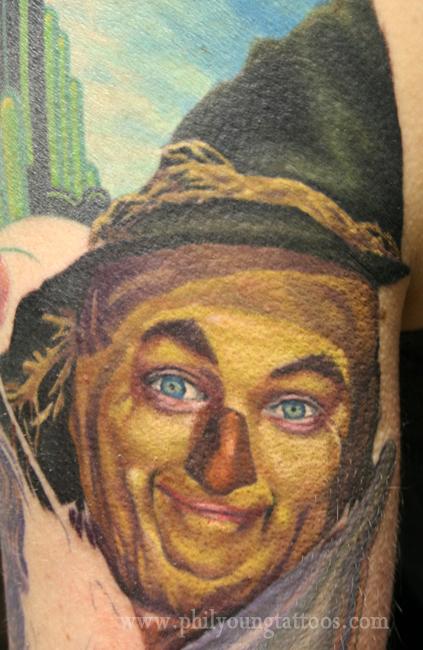 Phil Young - Scarecrow tattoo